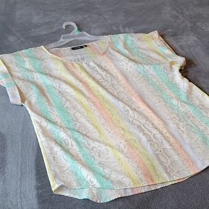 Beautiful snake print blouse